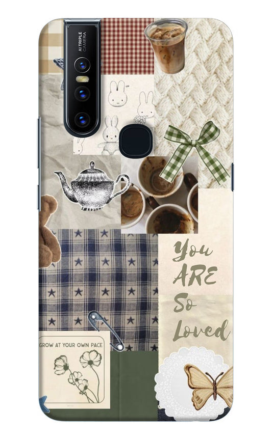 Cookie Vivo V15 Hard Case Back Cover by Casekaro