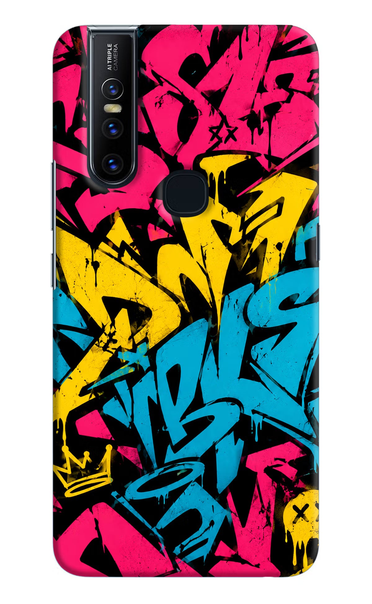 Graffiti Vibe Vivo V15 Back Cover