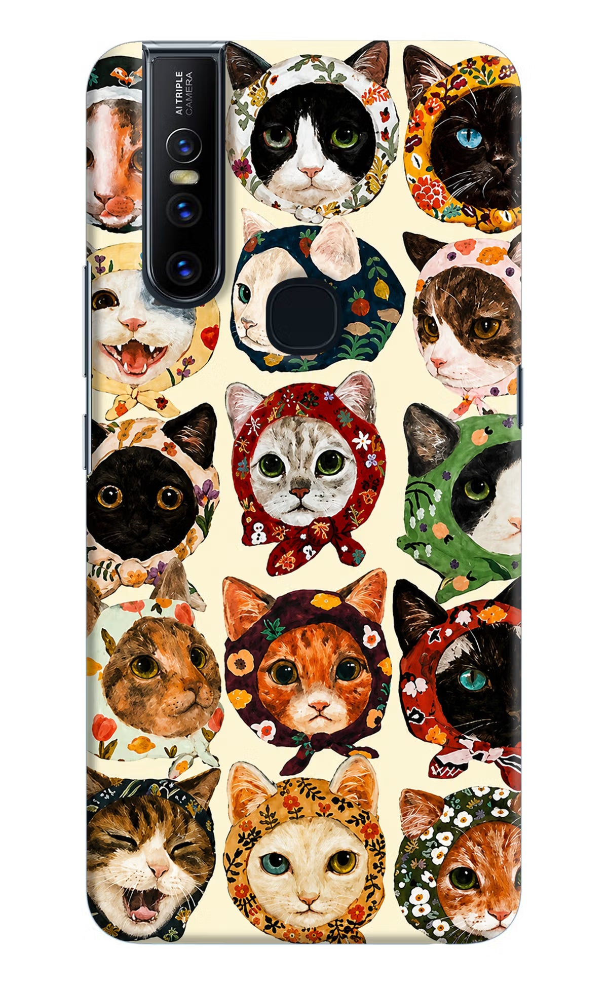 Cool Cat Vivo V15 Back Cover