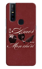 Velvet Cherry Vivo V15 Hard Case Back Cover by Casekaro