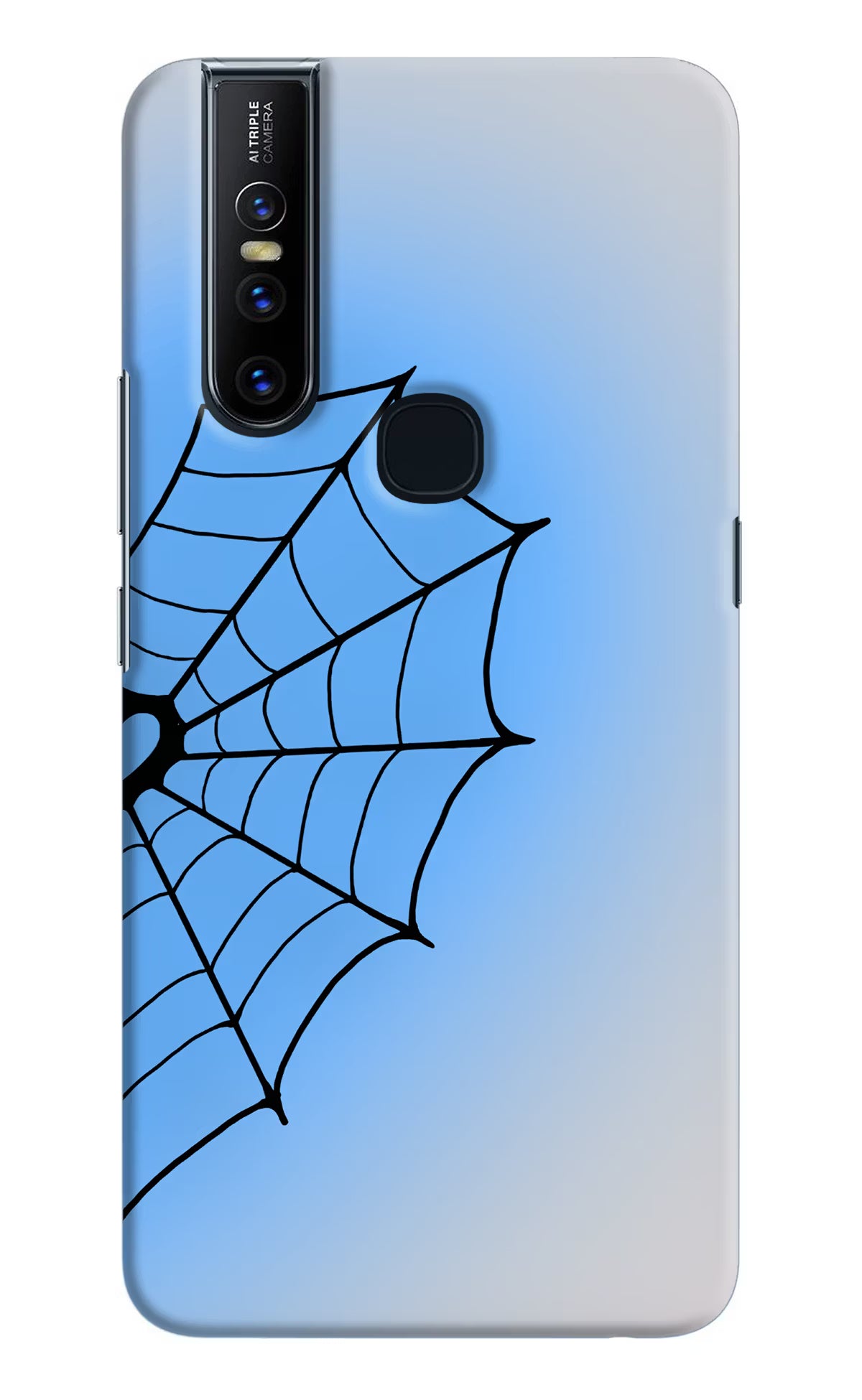 Blue Web Vivo V15 Back Cover