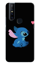 Stitch Crush Vivo V15 Hard Case Back Cover by Casekaro
