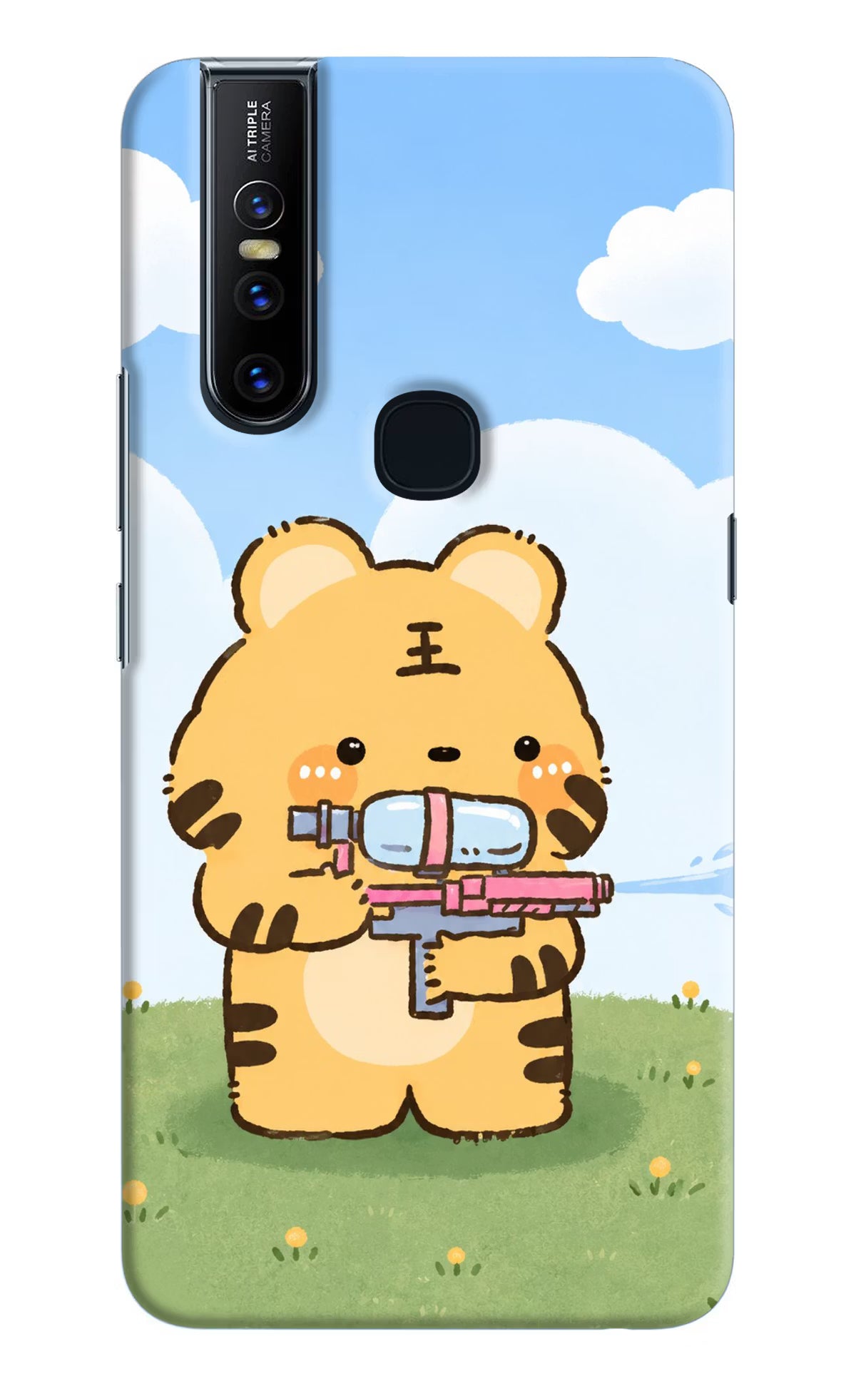 Tiger Treat Vivo V15 Back Cover