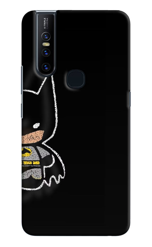 Bat Kitty Vivo V15 Hard Case Back Cover by Casekaro