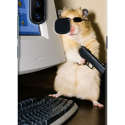 Hacker Hamster Vivo V15 Hard Case Back Cover by Casekaro