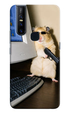 Hacker Hamster Vivo V15 Hard Case Back Cover by Casekaro