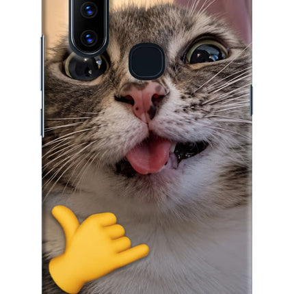 Silly Cat Call Vivo V15 Hard Case Back Cover by Casekaro