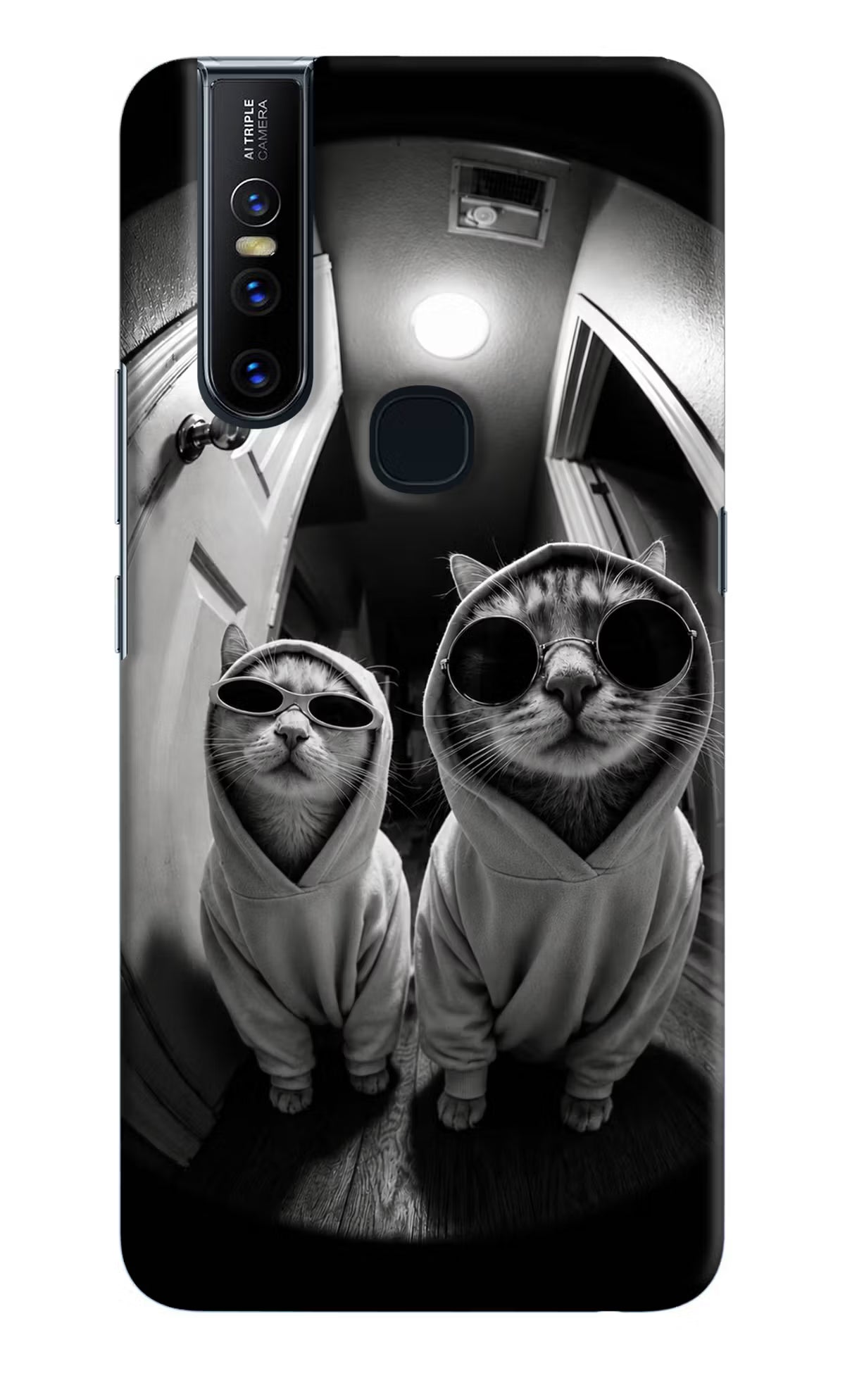 Hood Cats Vivo V15 Back Cover