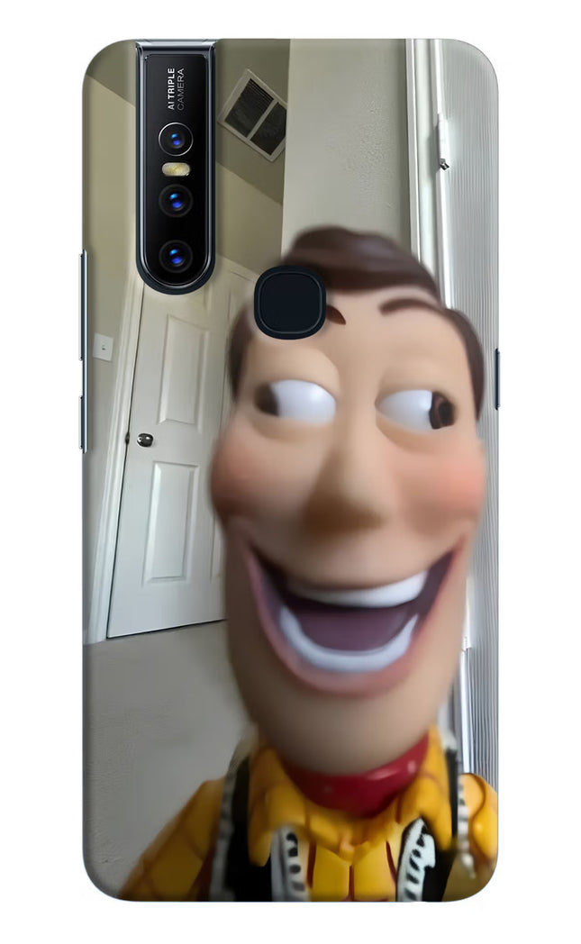 Side Eye Woody Vivo V15 Hard Case Back Cover by Casekaro