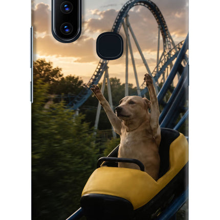Rollercoaster Dog Vivo V15 Hard Case Back Cover by Casekaro