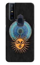 Divine Sun Vivo V15 Hard Case Back Cover by Casekaro