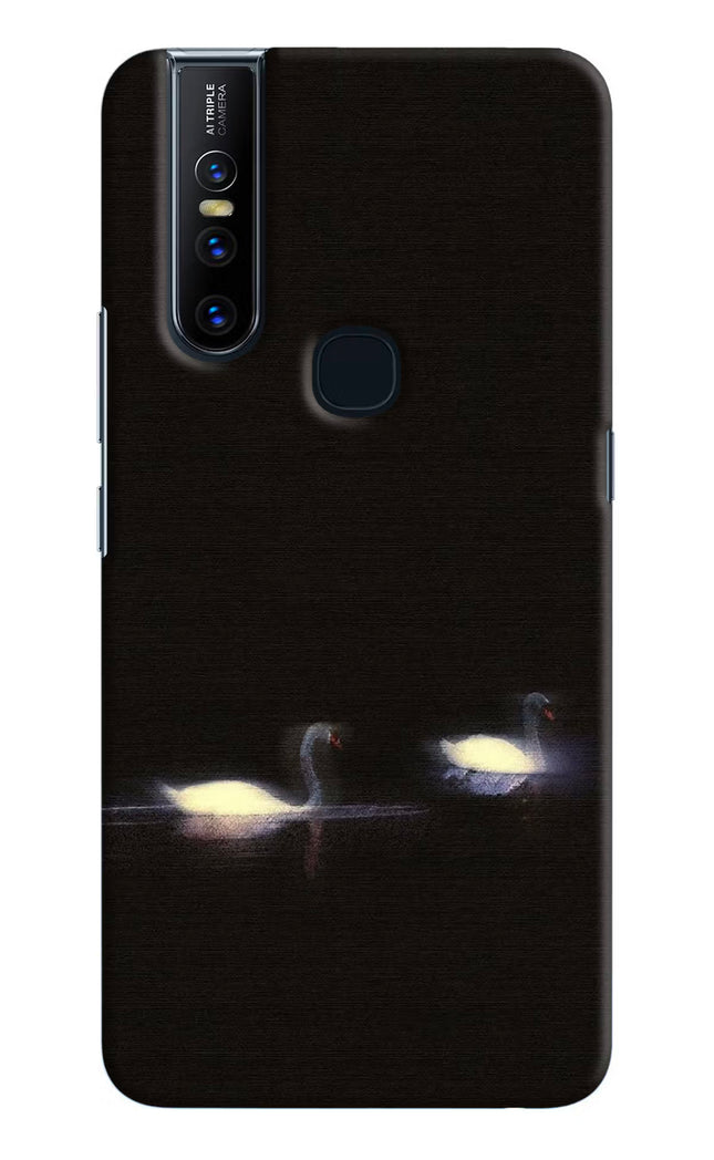 Silent Swans Vivo V15 Hard Case Back Cover by Casekaro