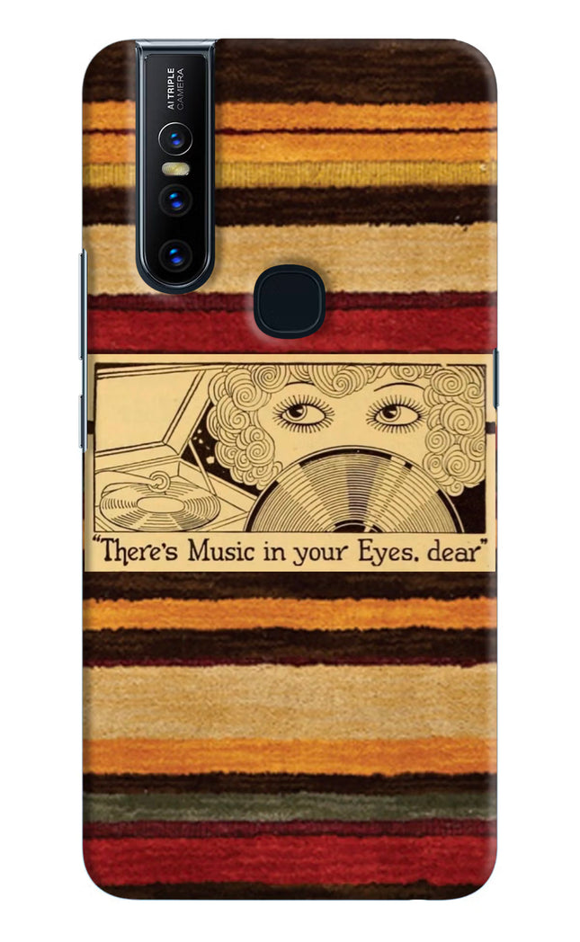 Vinyl Stripes Vivo V15 Hard Case Back Cover by Casekaro