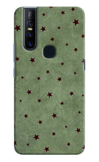 Green Stars Vivo V15 Hard Case Back Cover by Casekaro