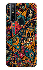 Folk Print Vivo V15 Back Cover