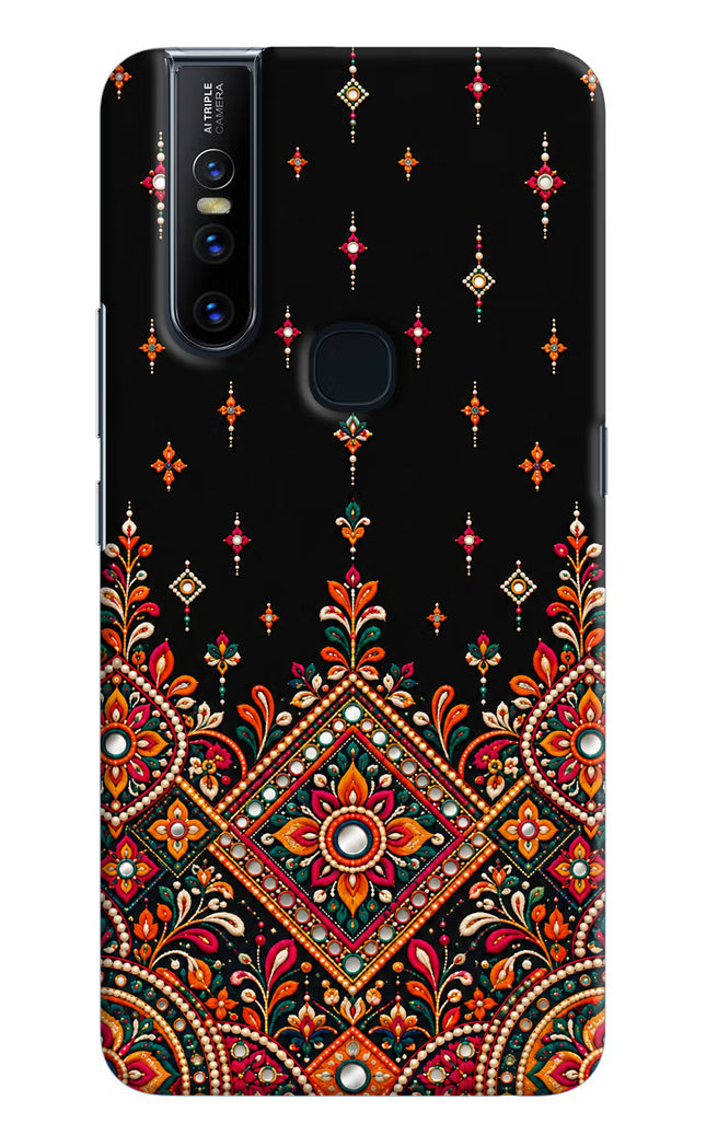 Noir Mehfil Vivo V15 Hard Case Back Cover by Casekaro