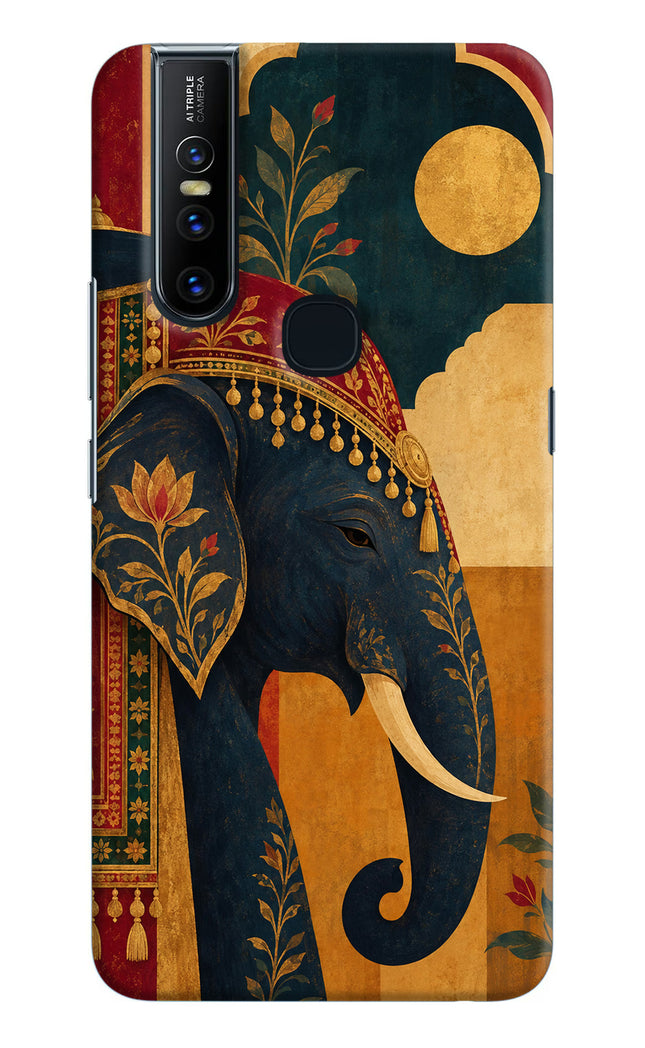 Royal Elephant Vivo V15 Hard Case Back Cover by Casekaro