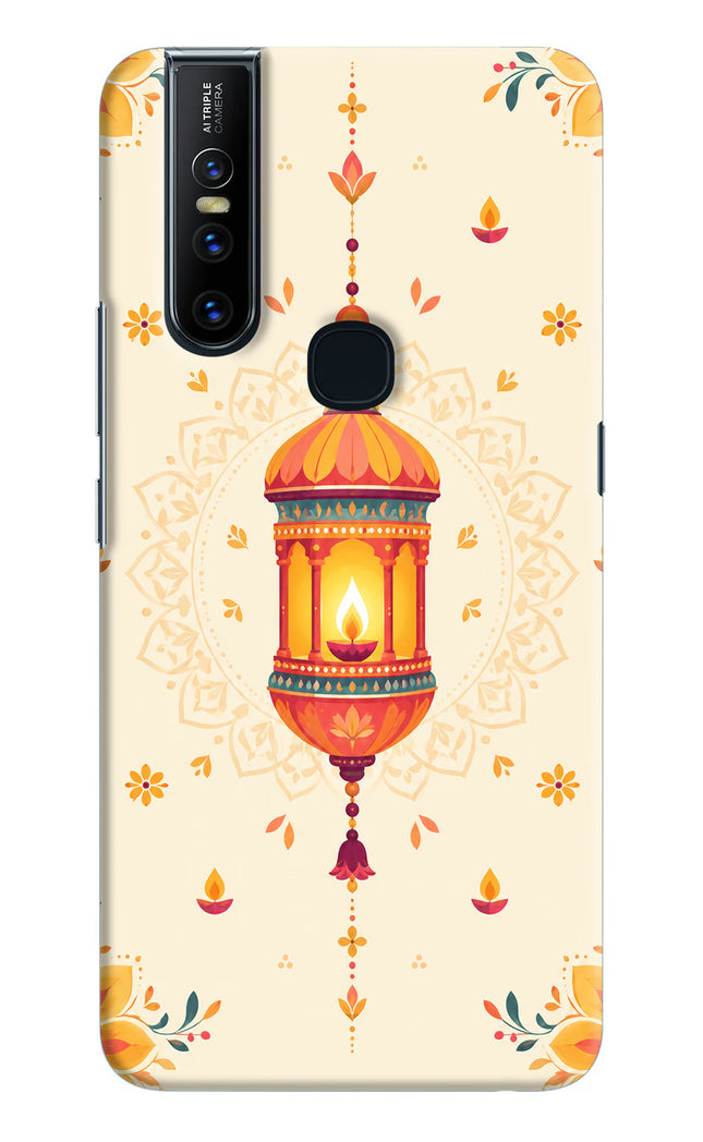 Golden Lantern Vivo V15 Hard Case Back Cover by Casekaro