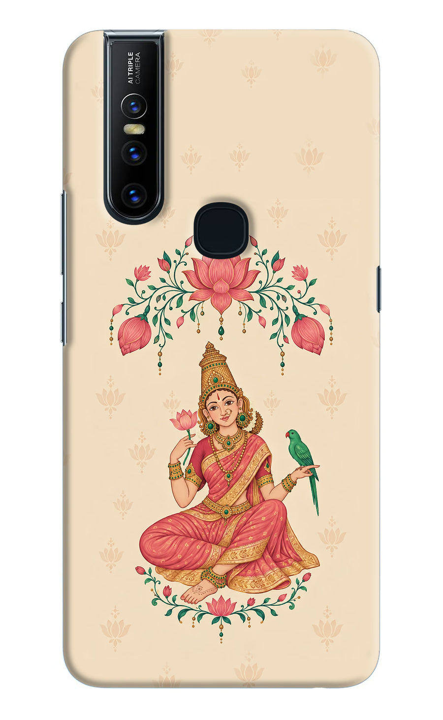 Goddess Lakshmi Vivo V15 Back Cover, Hard case