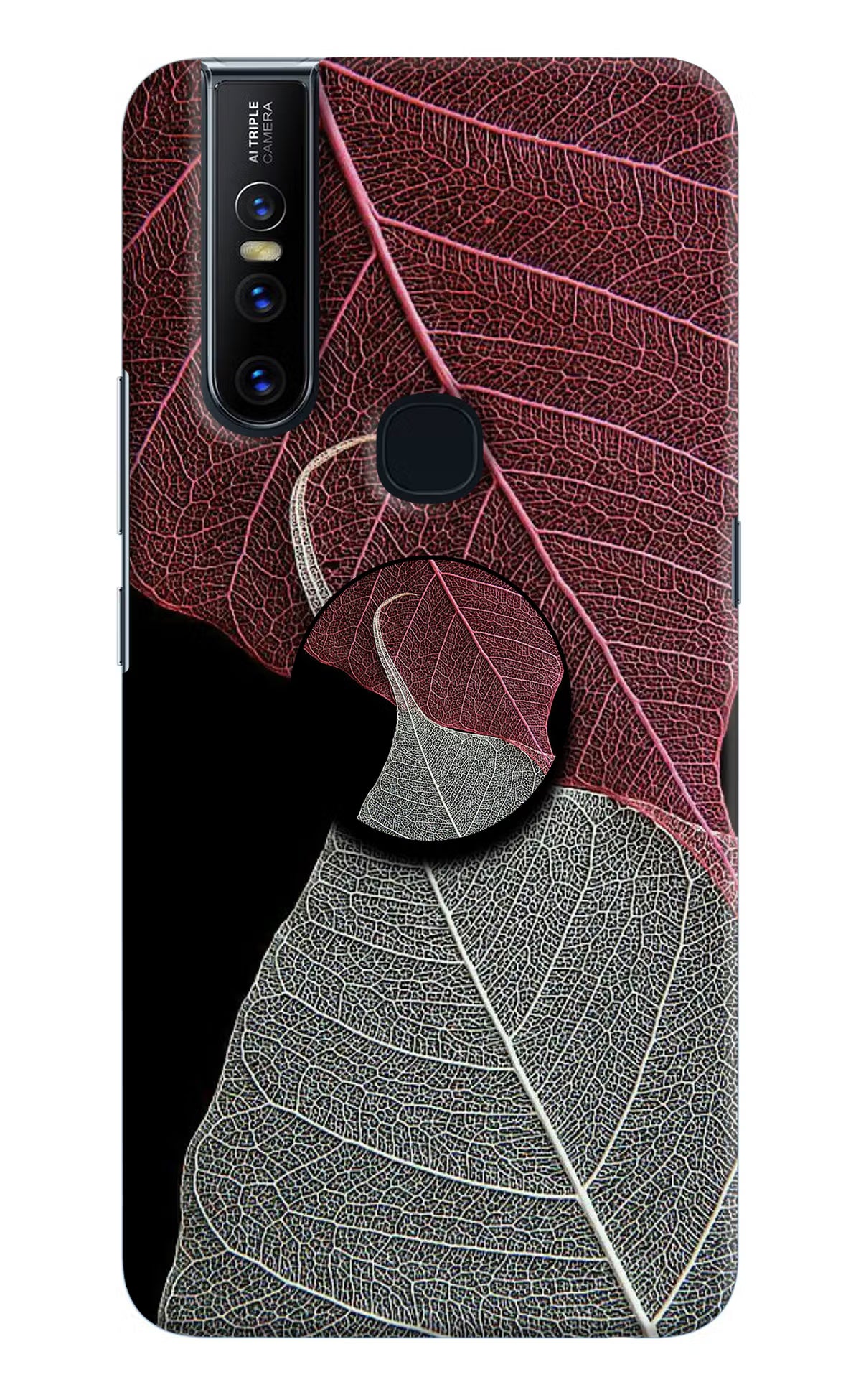 Leaf Pattern Vivo V15 Pop Case by Casekaro