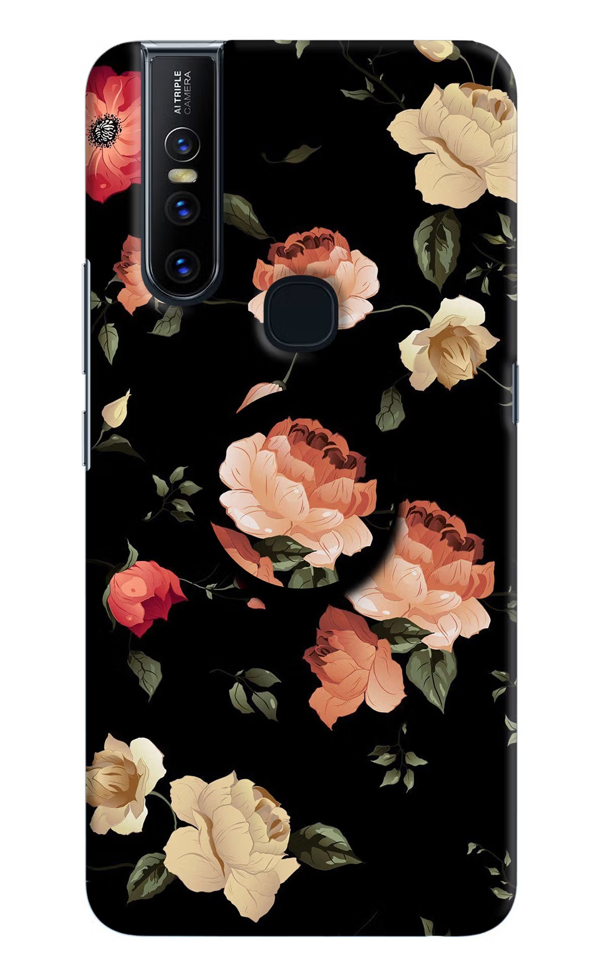 Flowers Vivo V15 Pop Case by Casekaro