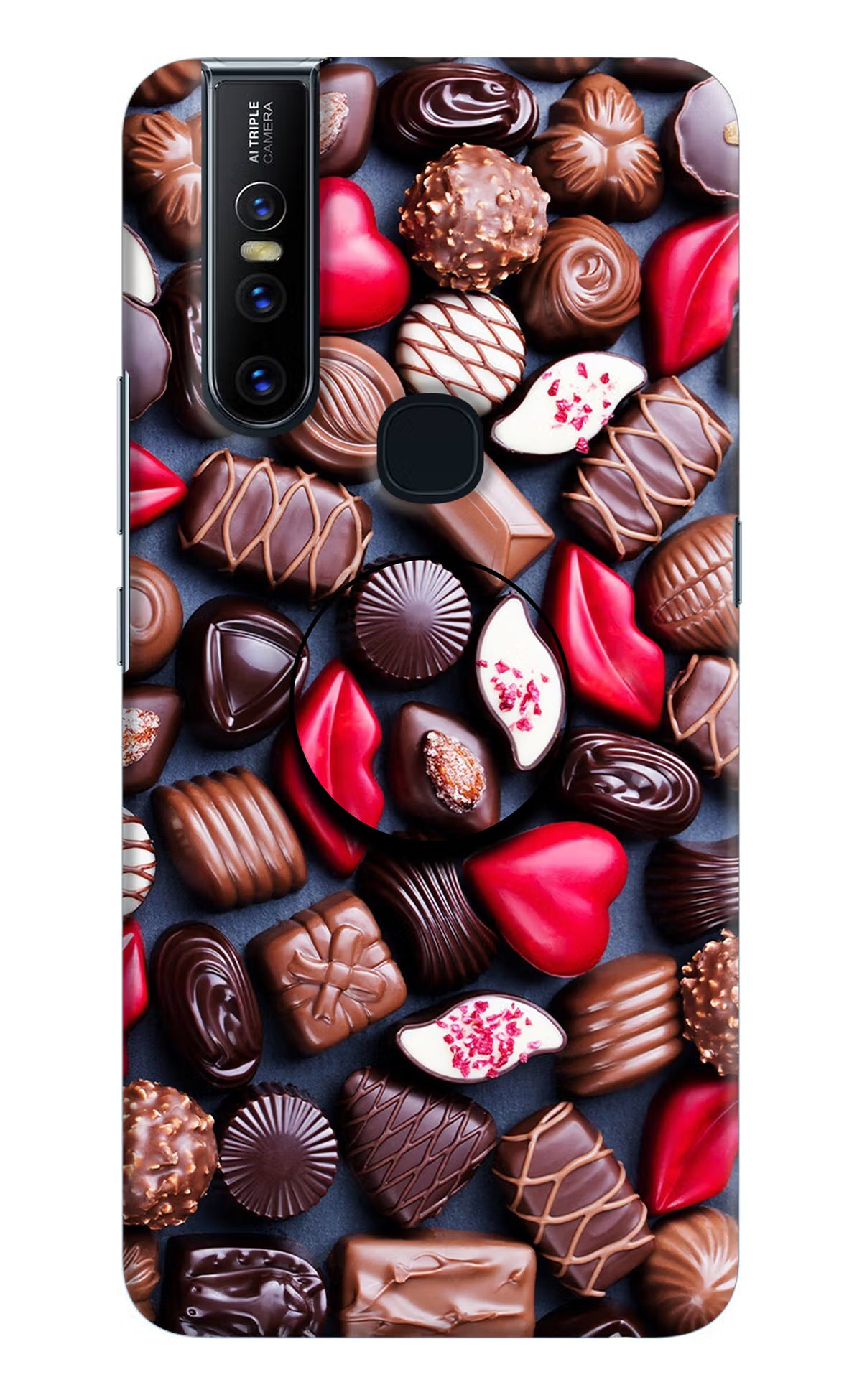 Chocolates Vivo V15 Pop Case by Casekaro