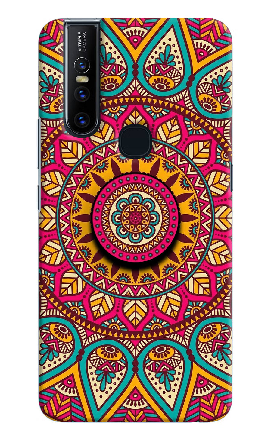 Mandala Vivo V15 Pop Case, Hard case