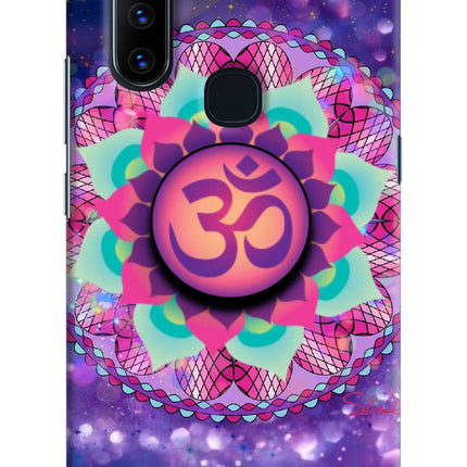 Om Purple Vivo V15 Pop Case by Casekaro