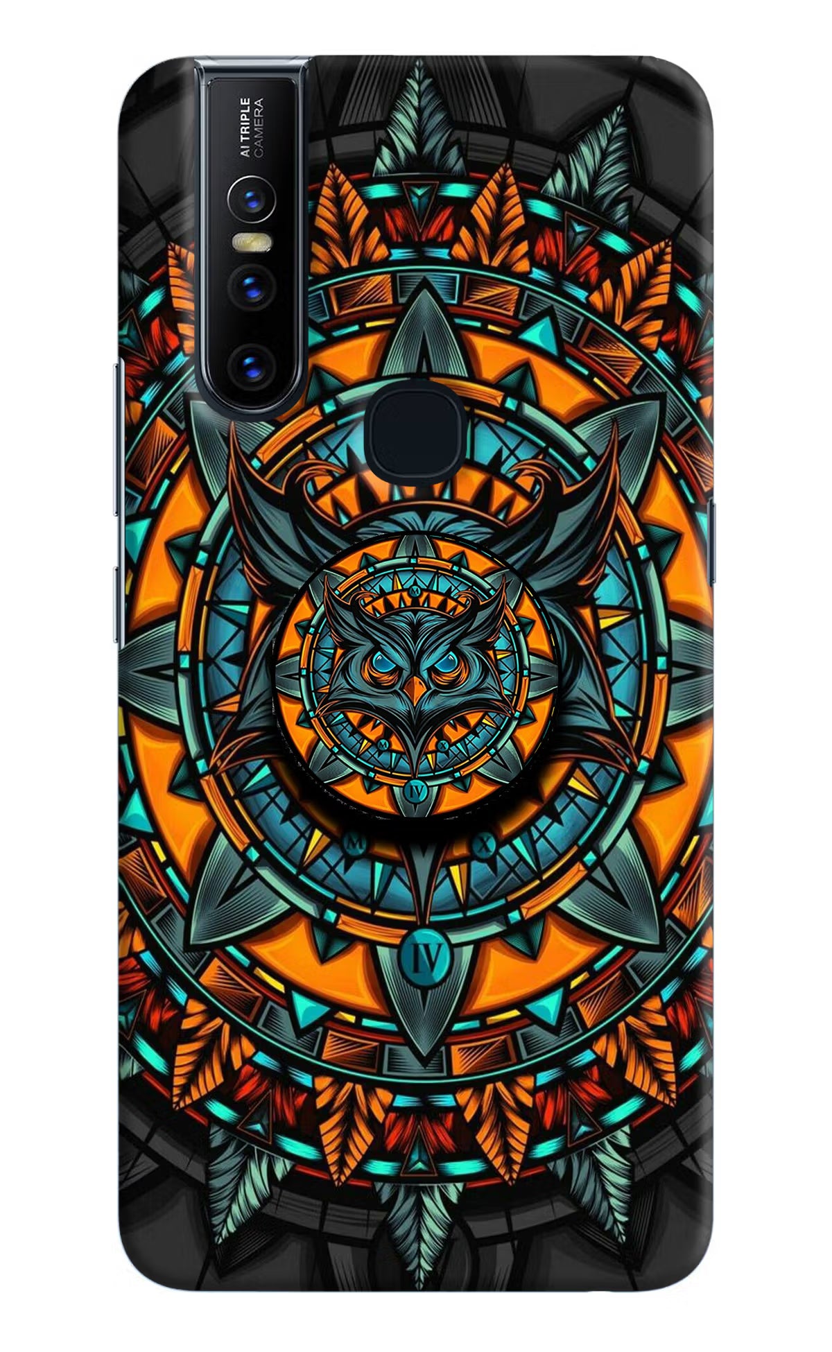 Angry Owl Vivo V15 Pop Case by Casekaro