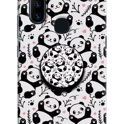Cute Panda Vivo V15 Pop Case by Casekaro
