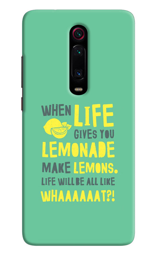 Quote Redmi K20/K20 Pro Hard Case Back Cover by Casekaro