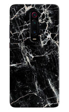 Black Marble Texture Redmi K20/K20 Pro Hard Case Back Cover by Casekaro