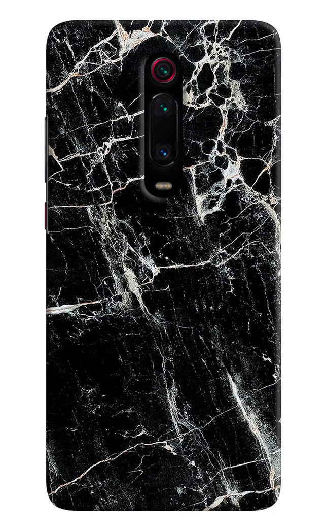 Black Marble Texture Redmi K20/K20 Pro Hard Case Back Cover by Casekaro