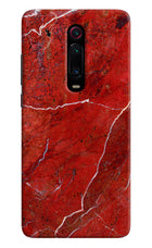 Red Marble Design Redmi K20/K20 Pro Hard Case Back Cover by Casekaro