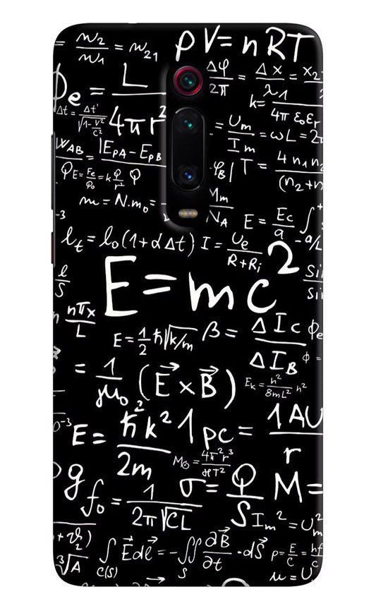 Physics Formula Redmi K20/K20 Pro Hard Case Back Cover by Casekaro