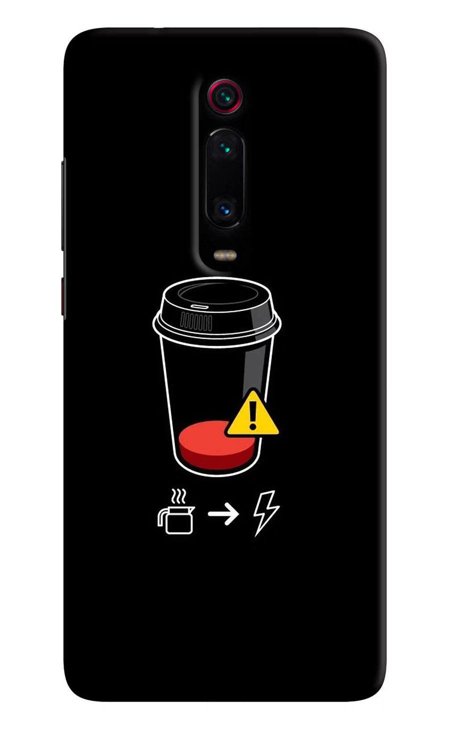 Coffee Redmi K20/K20 Pro Back Cover, Hard case