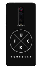 Go Fuck Yourself Redmi K20/K20 Pro Hard Case Back Cover by Casekaro