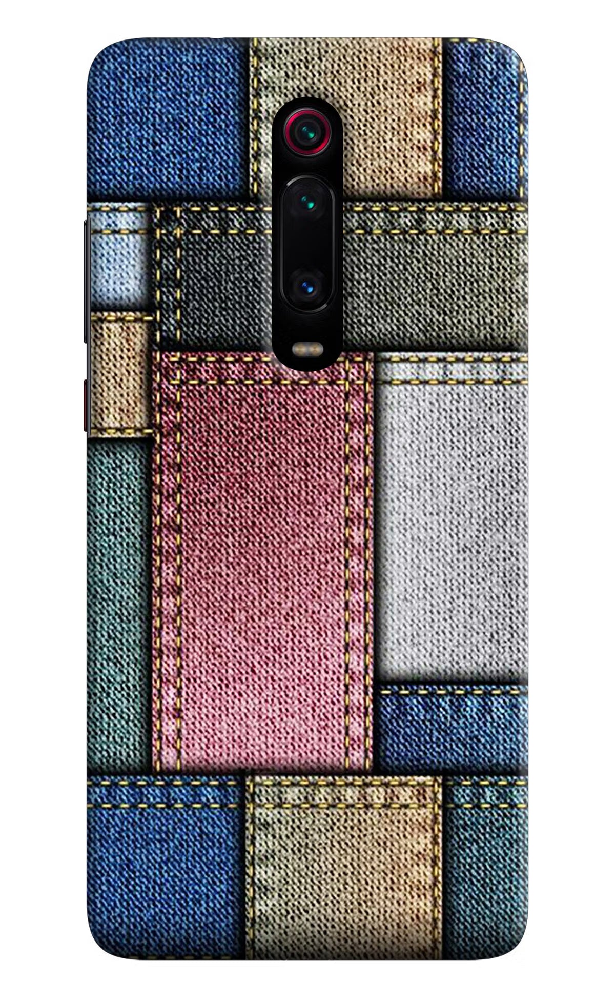 Multicolor Jeans Redmi K20/K20 Pro Hard Case Back Cover by Casekaro