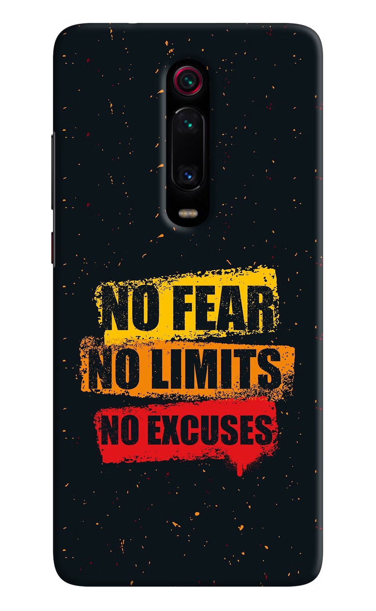 No Fear No Limits No Excuse Redmi K20/K20 Pro Hard Case Back Cover by Casekaro