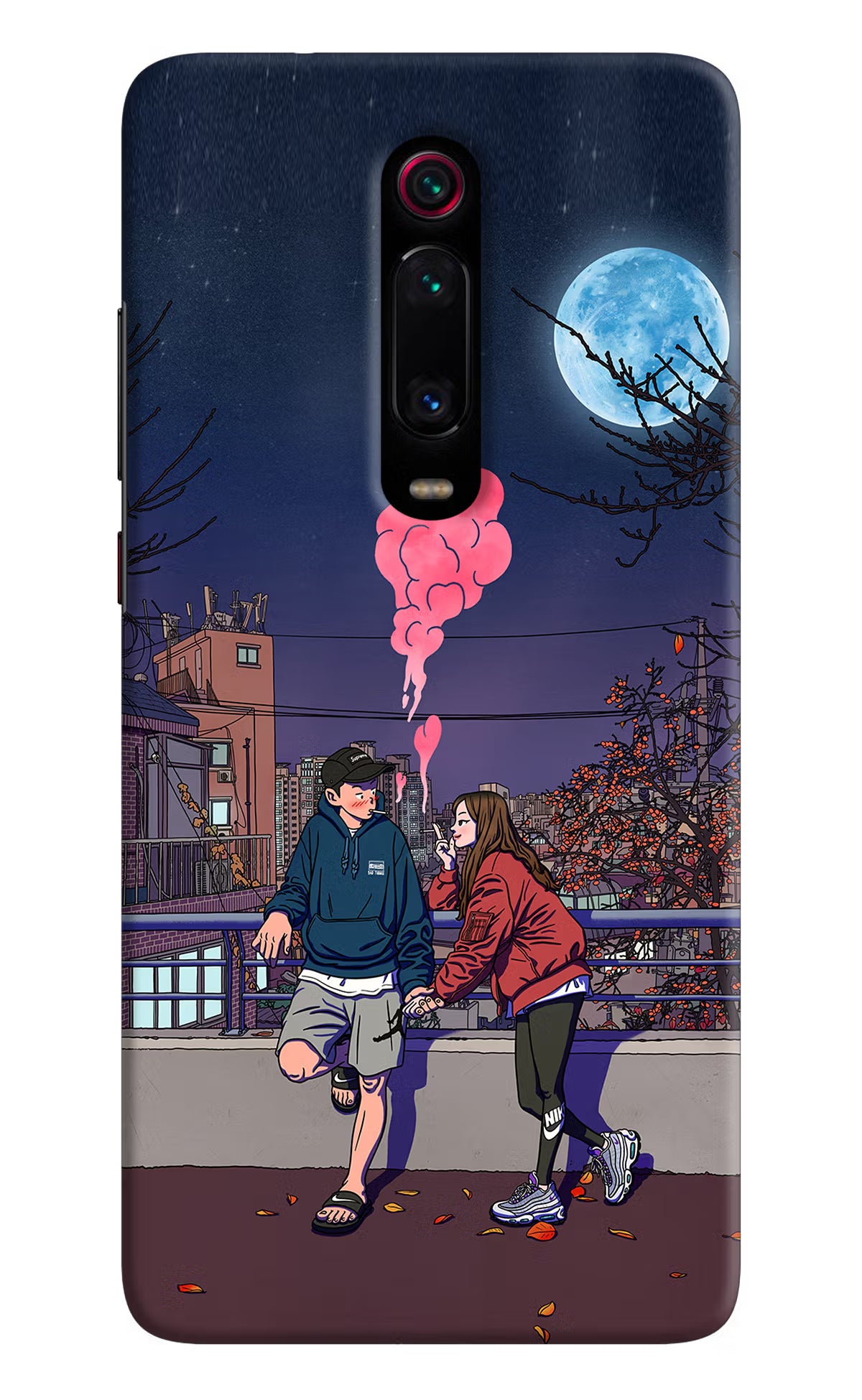 Chilling Couple Redmi K20/K20 Pro Hard Case Back Cover by Casekaro