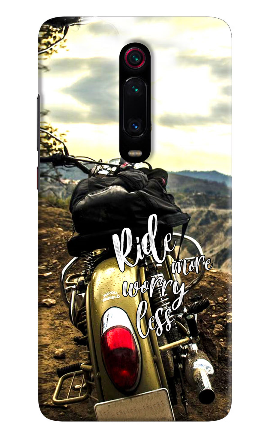 Ride More Worry Less Redmi K20/K20 Pro Back Cover, Hard case