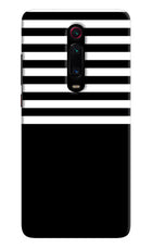 Black and White Print Redmi K20/K20 Pro Hard Case Back Cover by Casekaro