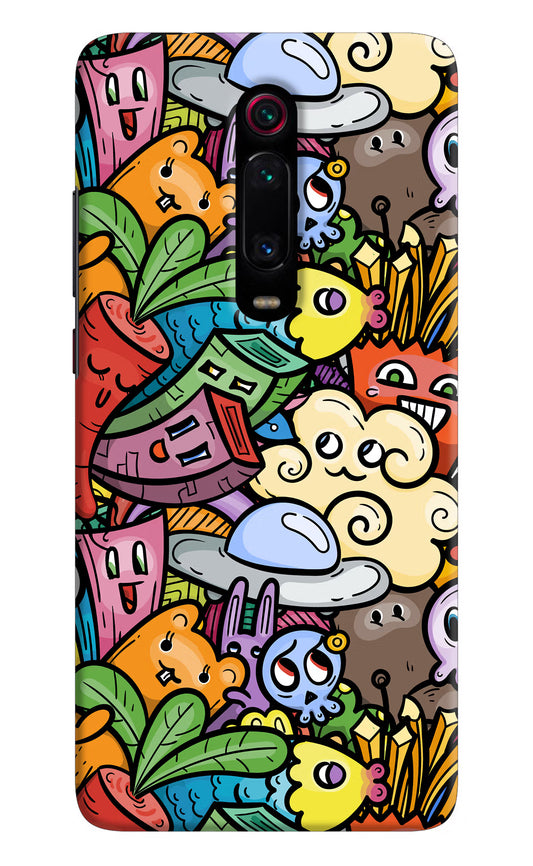 Veggie Doodle Redmi K20/K20 Pro Hard Case Back Cover by Casekaro