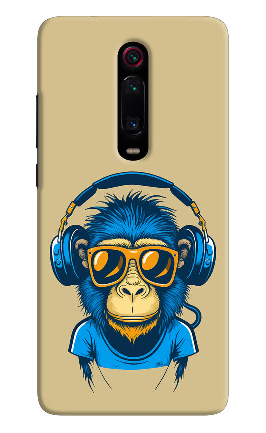 Monkey Headphone Redmi K20/K20 Pro Hard Case Back Cover by Casekaro