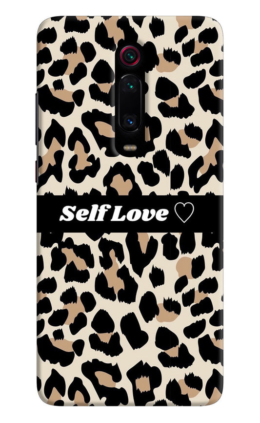 Leopard Print Self Love Redmi K20/K20 Pro Back Cover