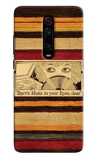 Vinyl Stripes Redmi K20/K20 Pro Hard Case Back Cover by Casekaro