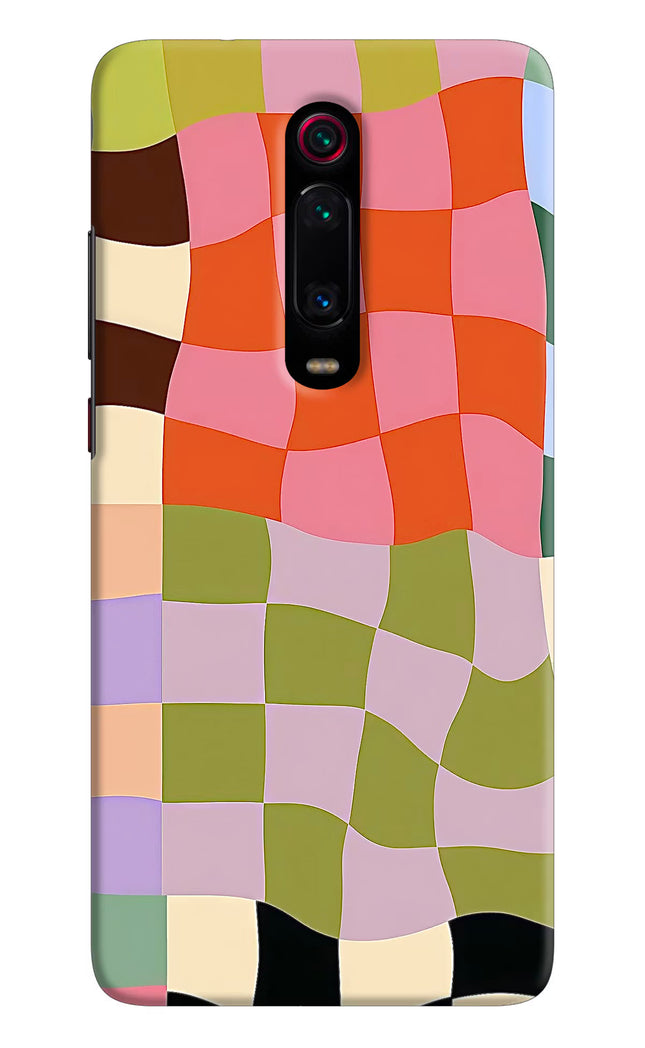 Wavy Grid Redmi K20/K20 Pro Hard Case Back Cover by Casekaro