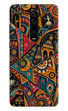 Folk Print Redmi K20/K20 Pro Hard Case Back Cover by Casekaro