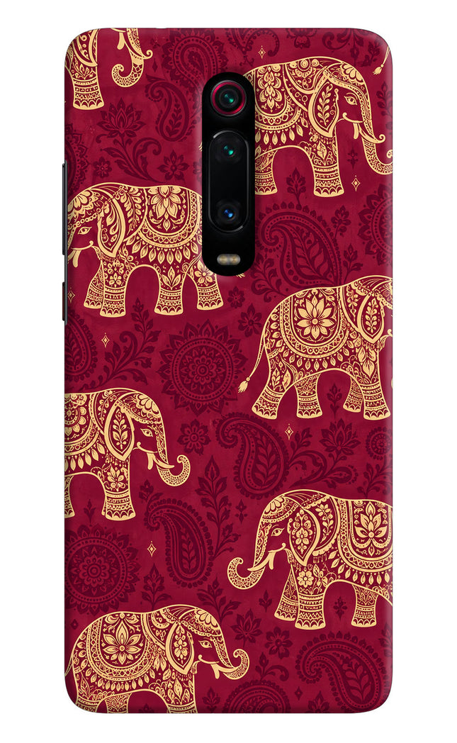 Maroon Elephant Redmi K20/K20 Pro Hard Case Back Cover by Casekaro