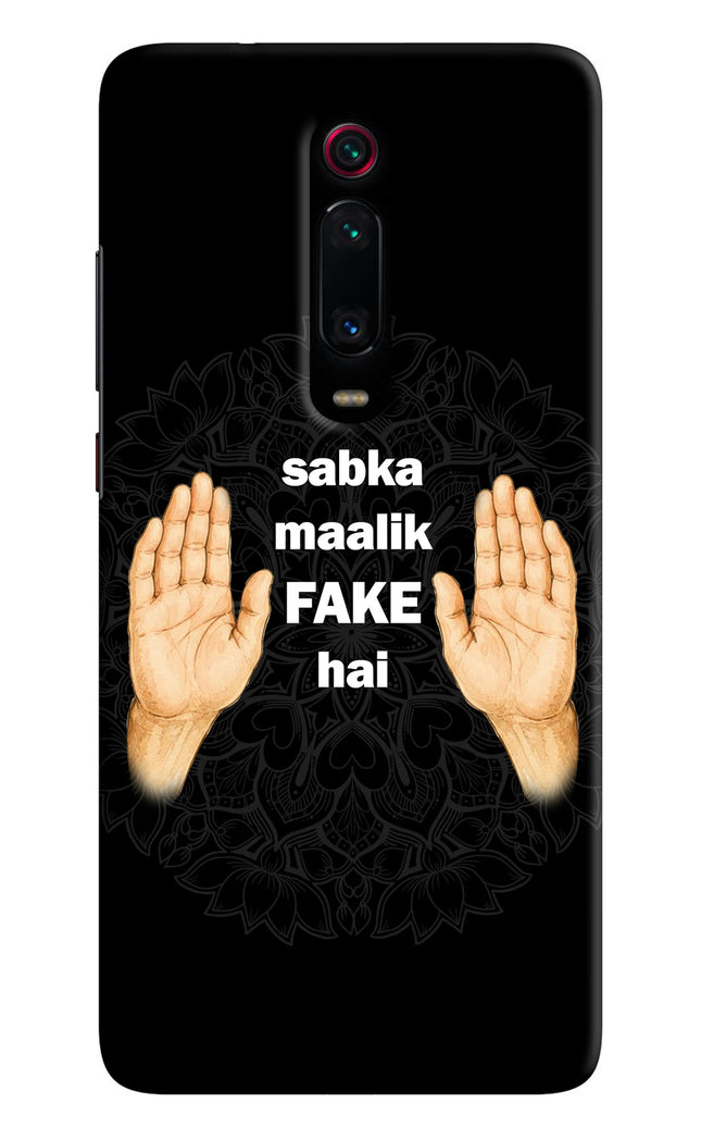 Sabka Malik Fake Redmi K20/K20 Pro Hard Case Back Cover by Casekaro